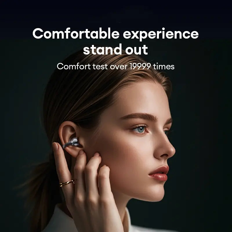 C03 Clip-On Bluetooth 6.0 Open-Ear Headset | 360° Panoramic Audio & IPX5 Waterproof