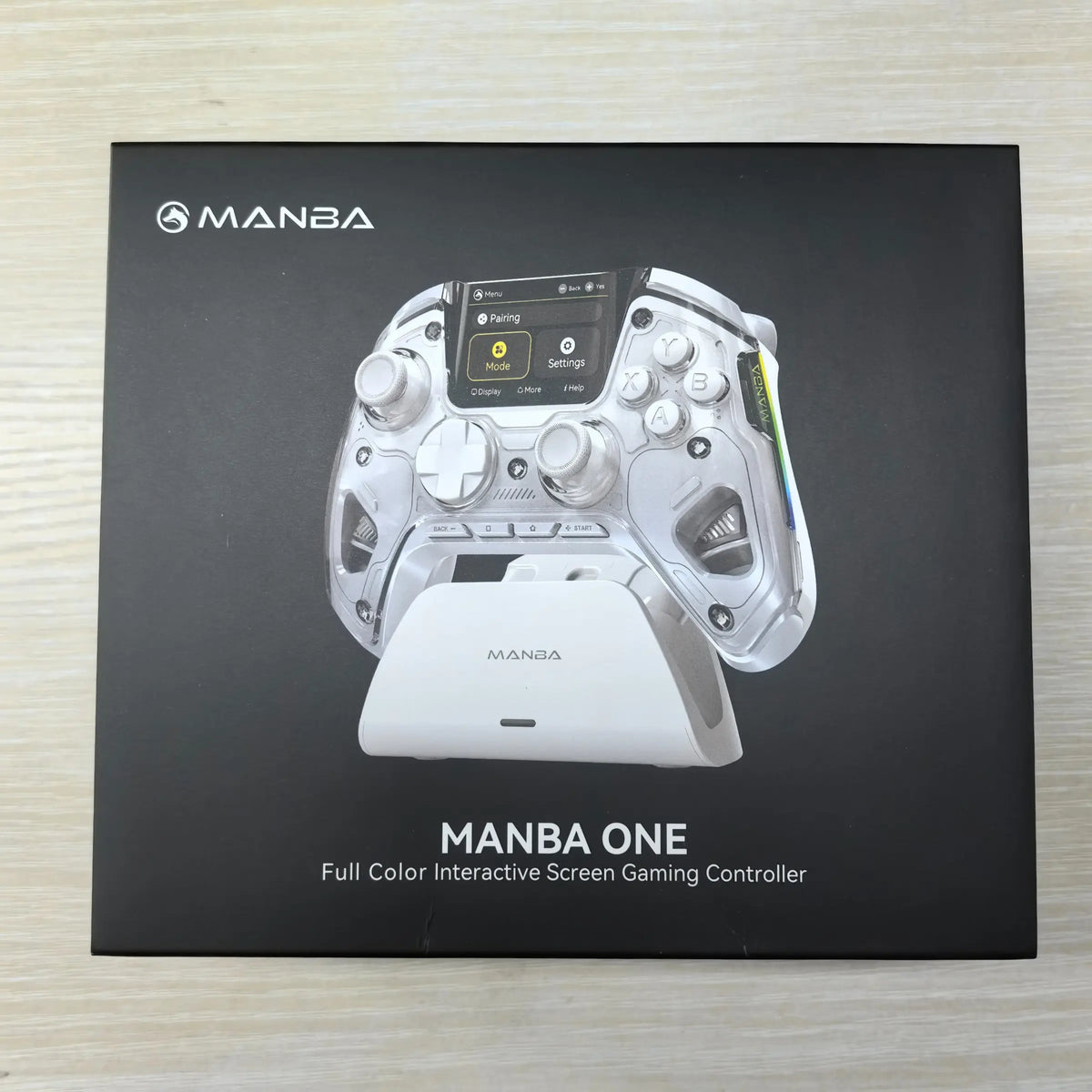 FIEHDUW Wireless Gaming Controller | Rechargeable RGB Gamepad with Remappable Buttons for PC, Switch, iOS & Android