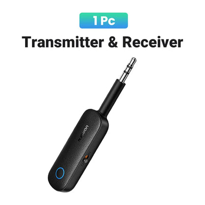 UGREEN 2-in-1 Bluetooth 5.2 Audio Transmitter/Receiver | 3.5mm Wireless Aux Adapter for TV, Car & AirPods